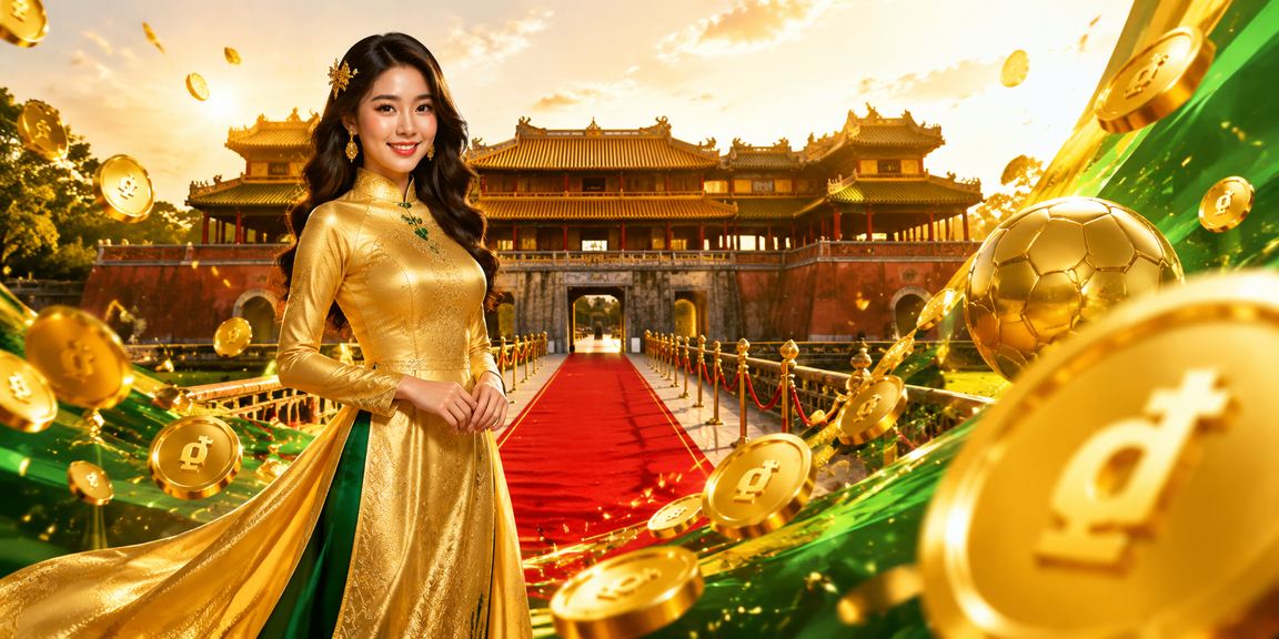 Người phụ nữ mặc áo dài tại Huế đăng ký tài khoản và tham gia xổ số trực tuyến trên điện thoại